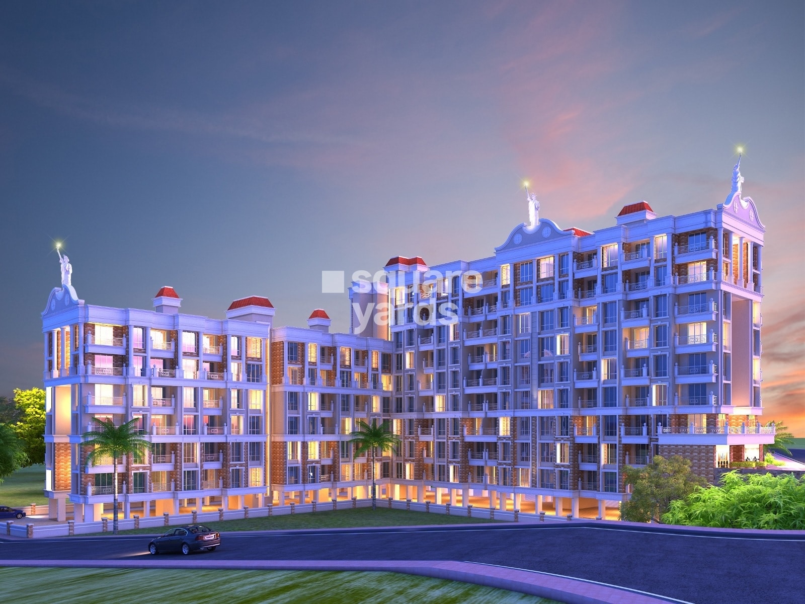 GBK Vishwajeet Pink City Tower View 4