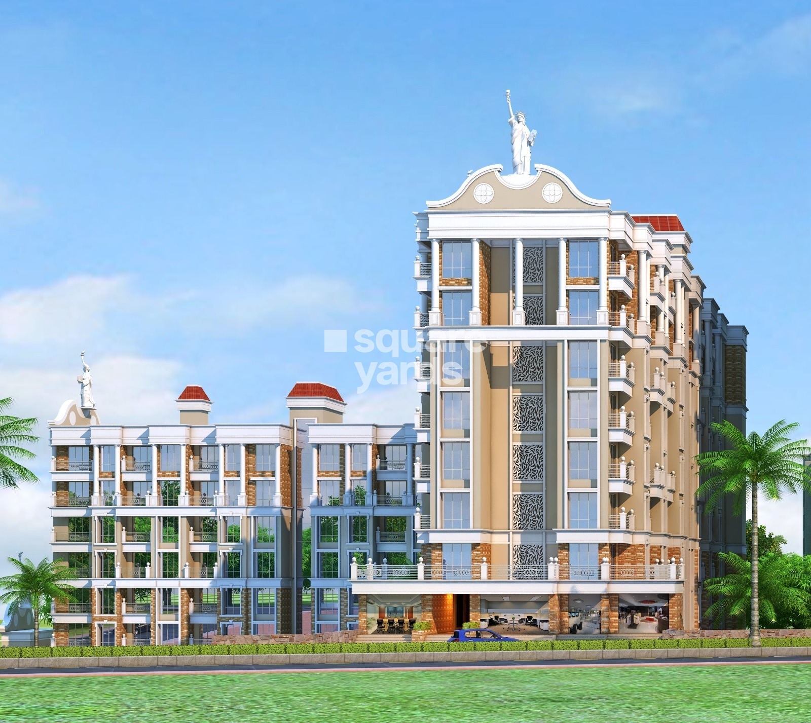 GBK Vishwajeet Pink City Tower View 6