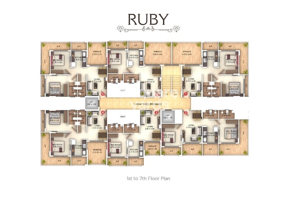 GBK Vishwajeet Precious Phase 1 Floor Plans 3