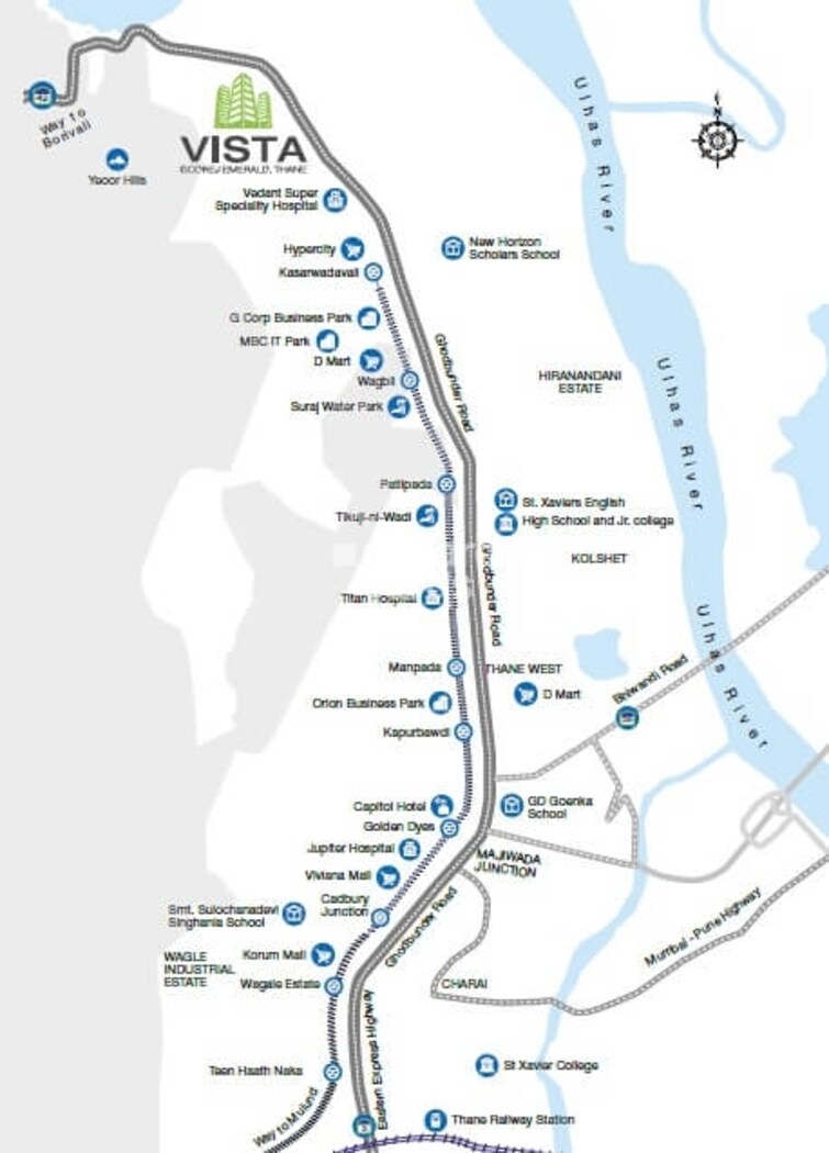 Godrej Emerald Vista Location Image