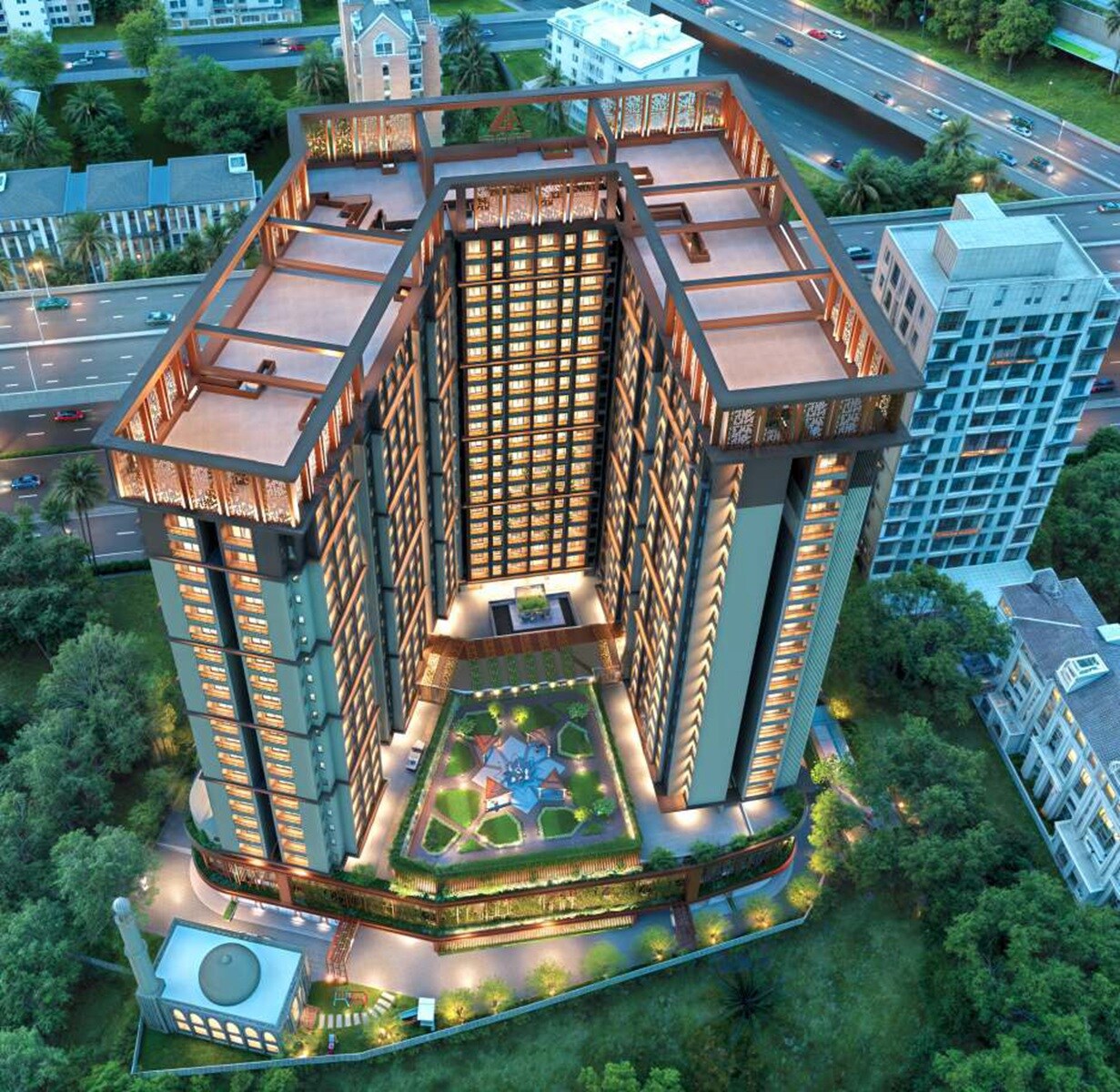 Golden Dream Land Tower View