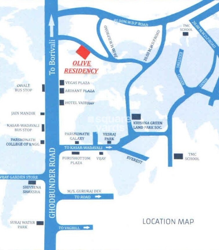 Goodwill Olive Residency Location Image
