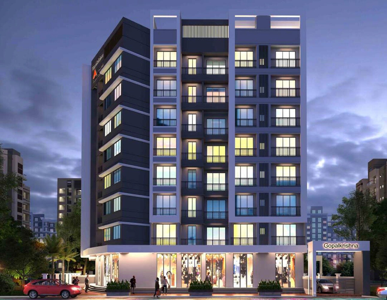 Gopal Krishna Titwala Apartment Exteriors