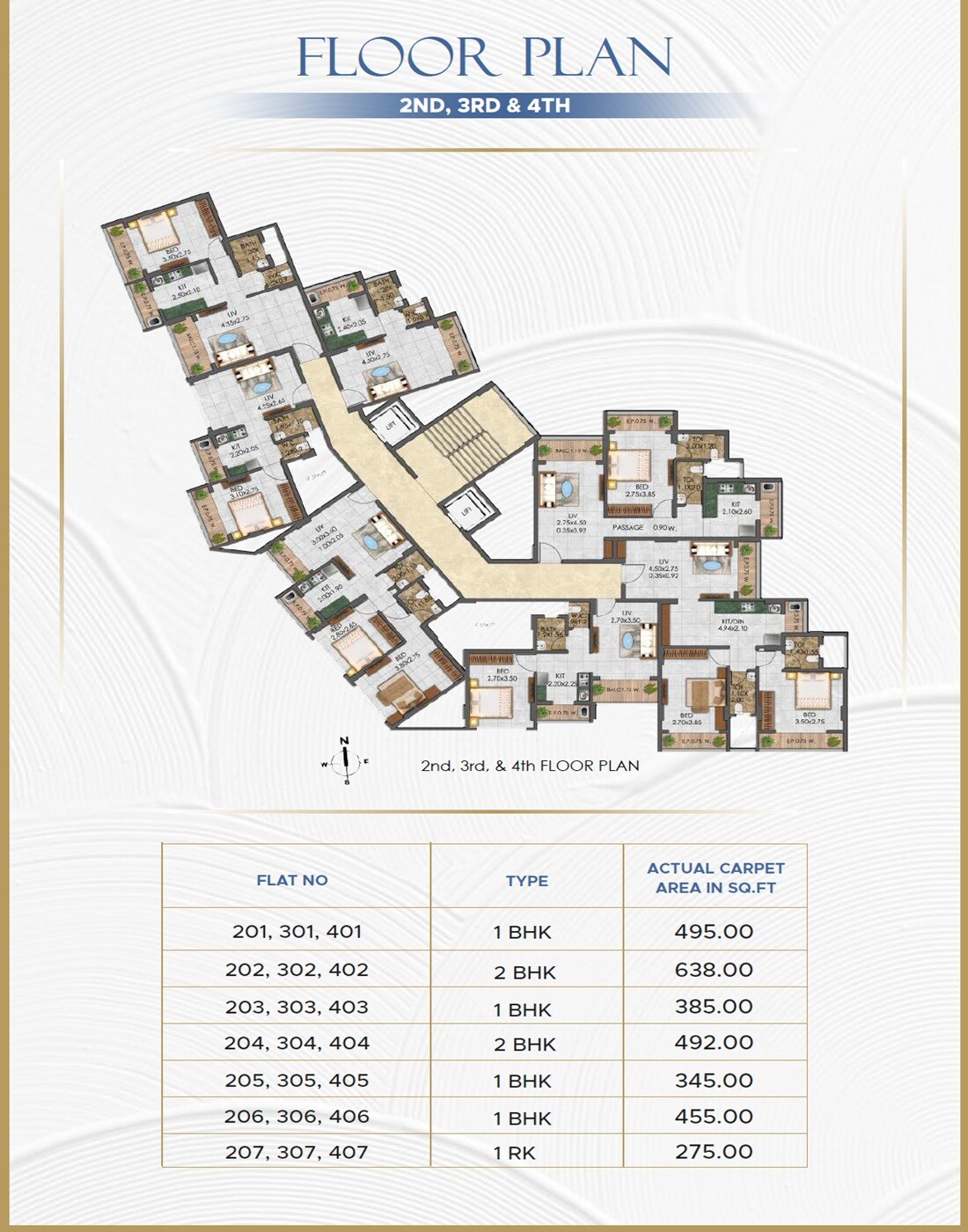 Gopal Krishna Titwala Floor Plans