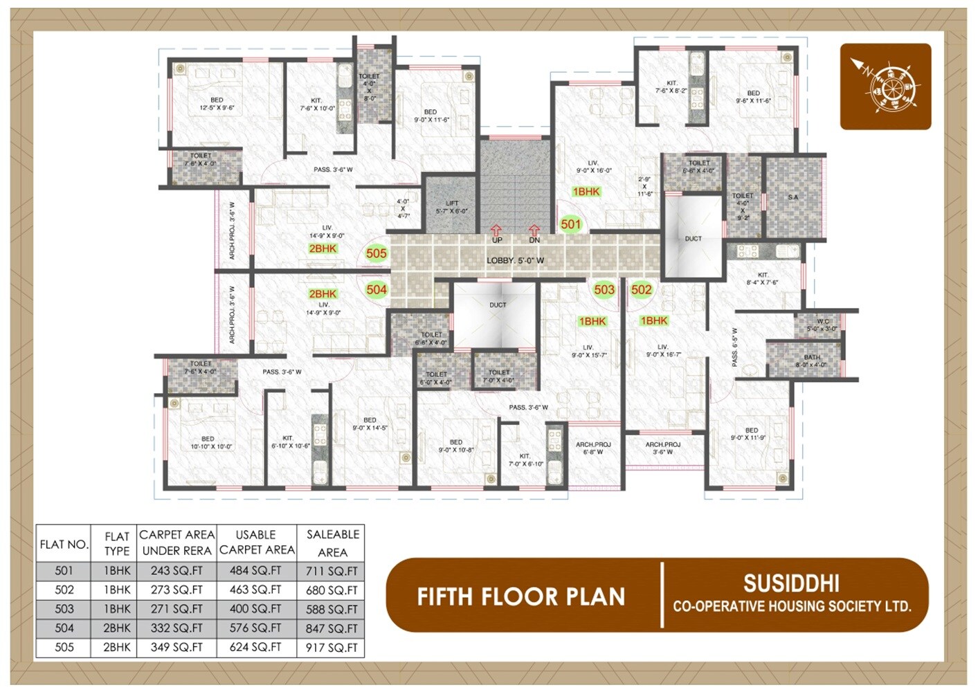 GPS Susiddhi CHS Floor Plans