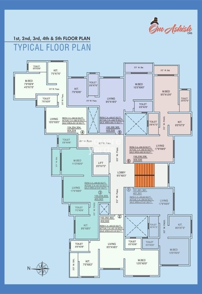 Green Om Ashish CHS Floor Plans