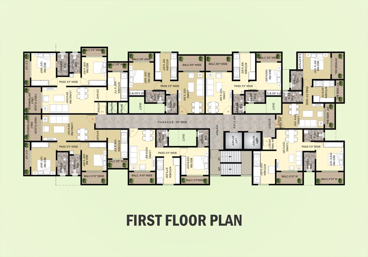 Gurudev Orchid Floor Plans