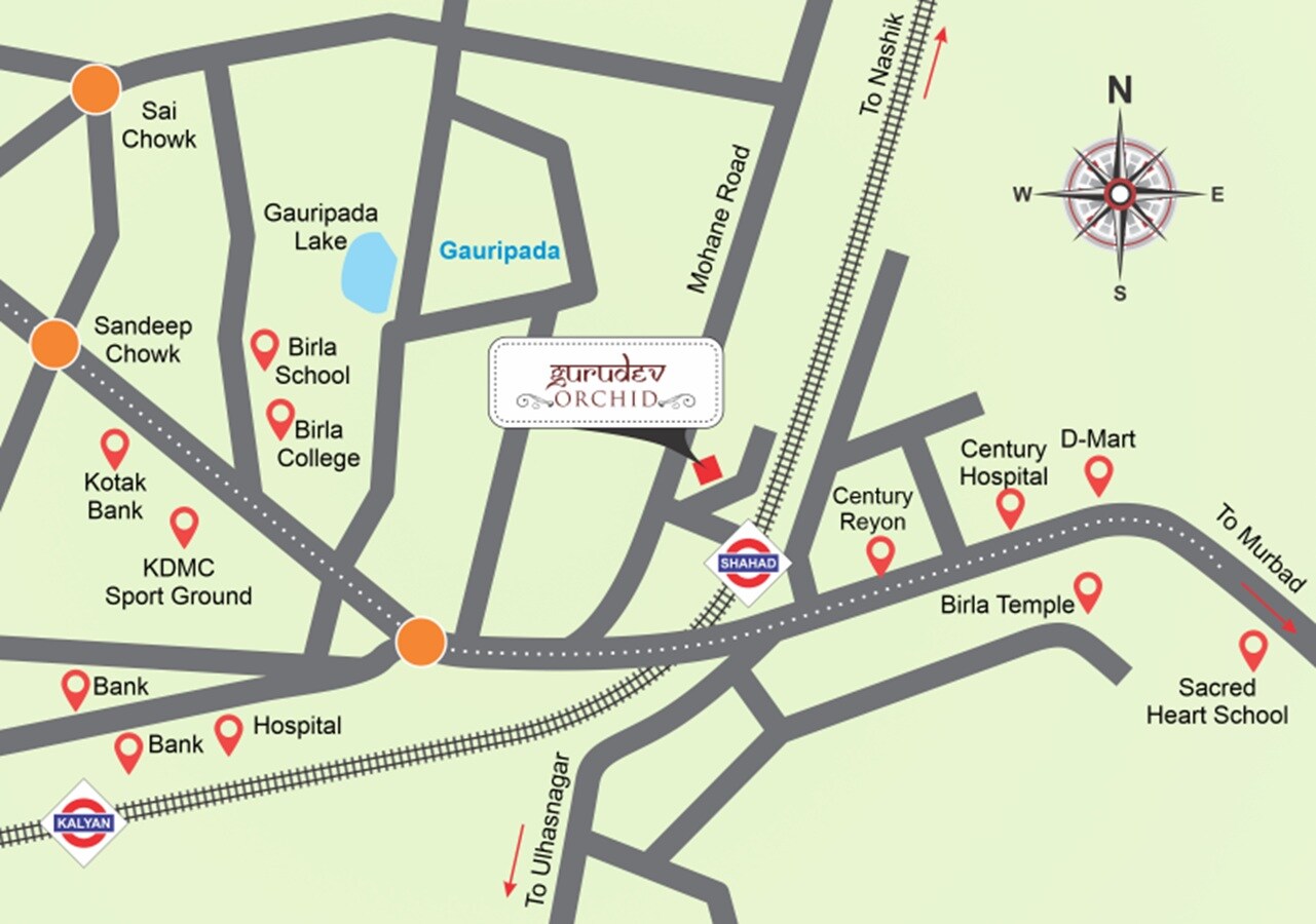 Gurudev Orchid Location Image