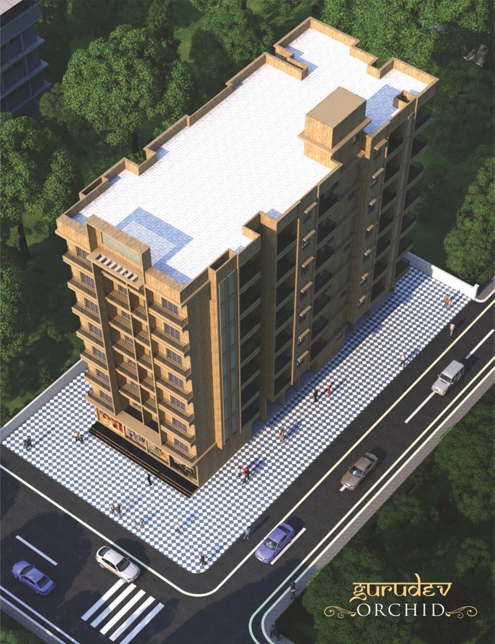 Gurudev Orchid Tower View