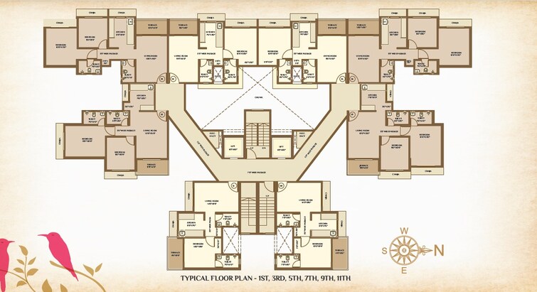 Gurukrupa Amber Vista Floor Plans 1