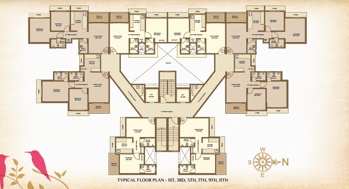 Gurukrupa Amber Vista Floor Plans 1