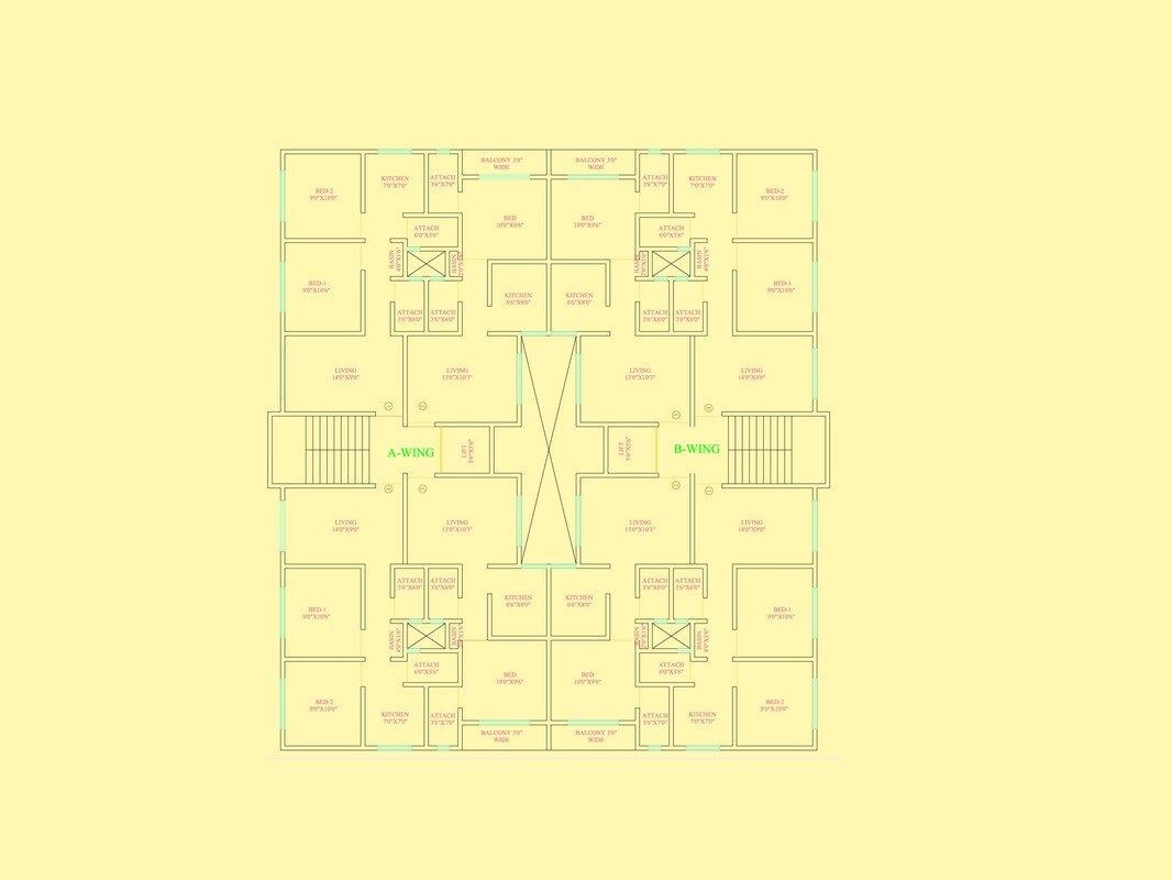 Gurukrupa Yogi Residency Floor Plans