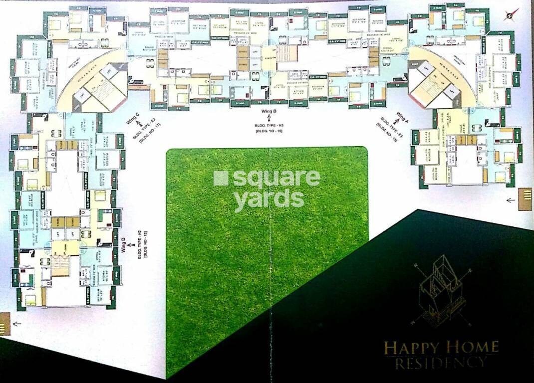 Happy Home Residency Floor Plans