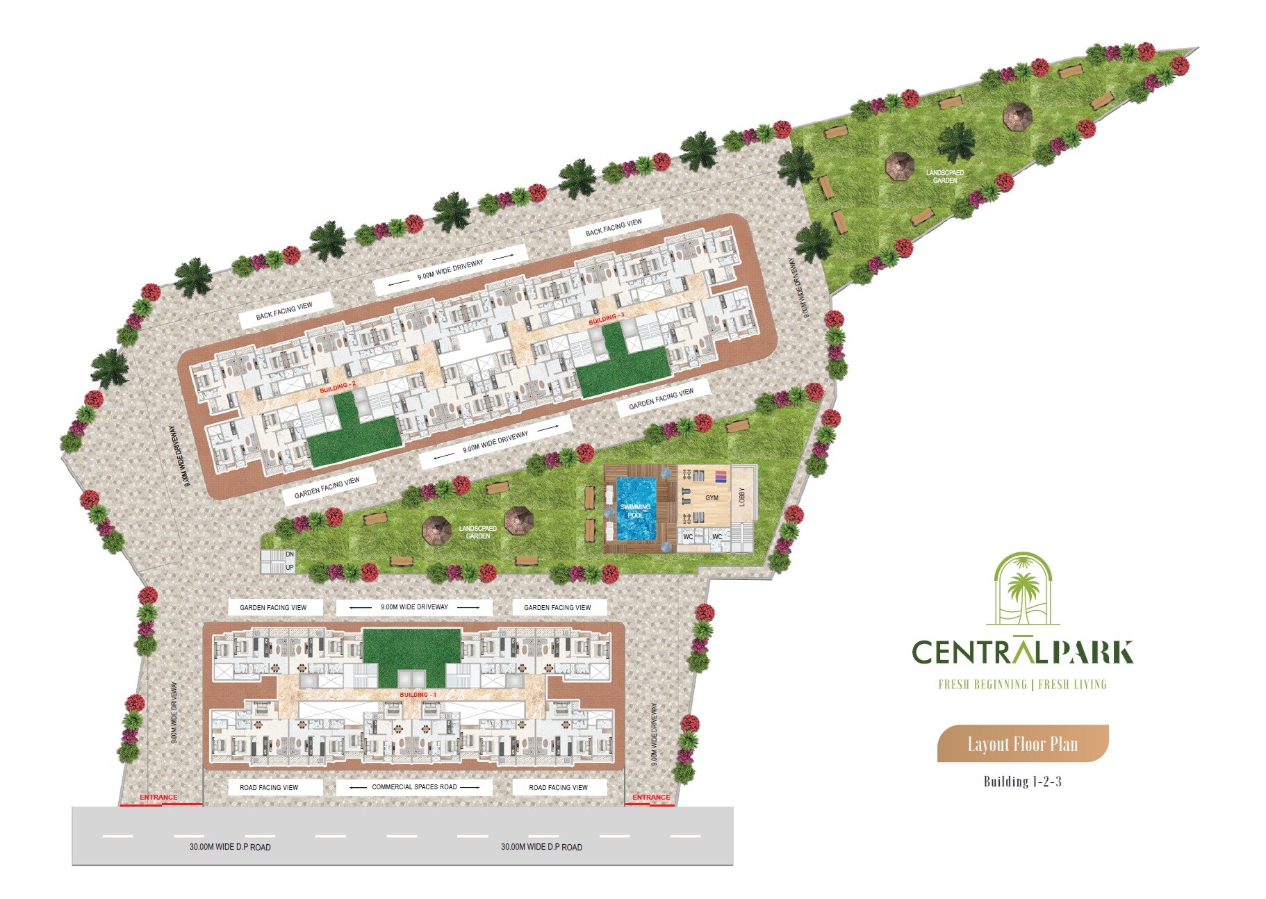 Harmain Central Park Master Plan Image