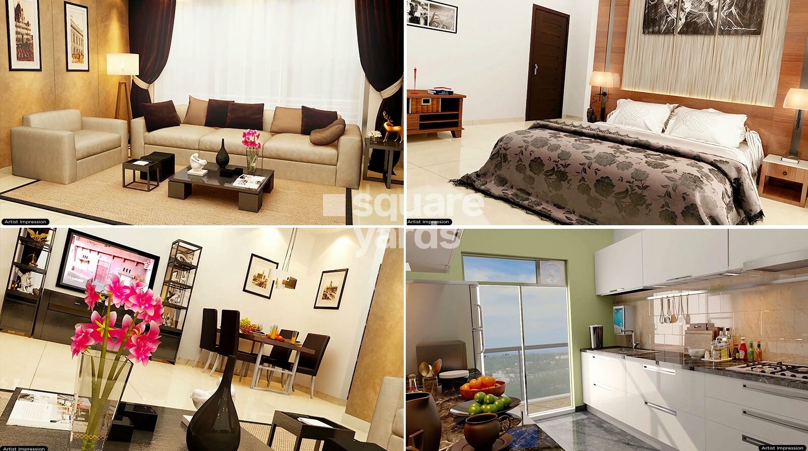 Haware Intelligentia Spectrum Apartment Interiors