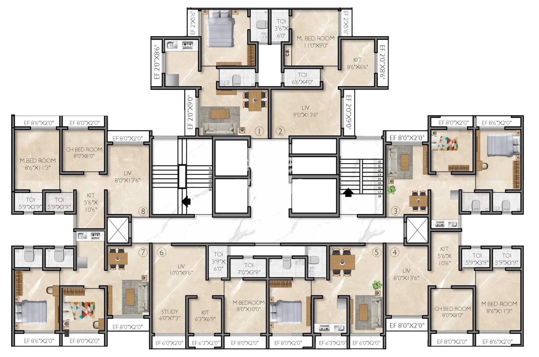 HCS Horizon Floor Plans 1