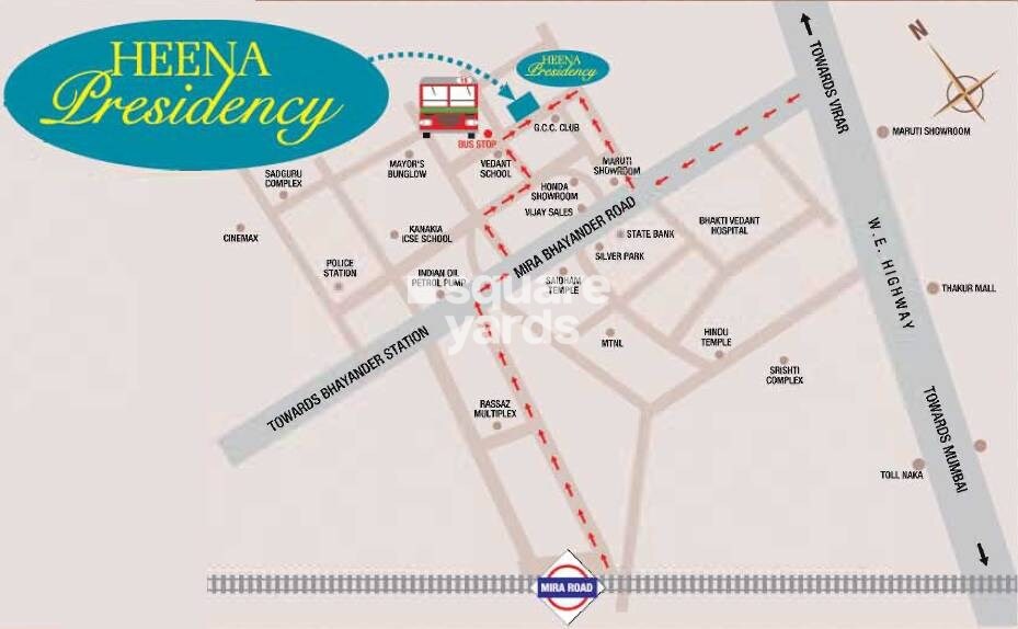 Heena Presidency Location Image