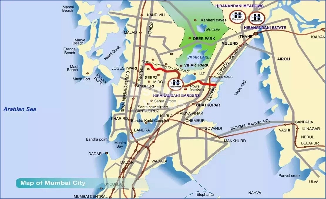 Hiranandani Acacia Location Image