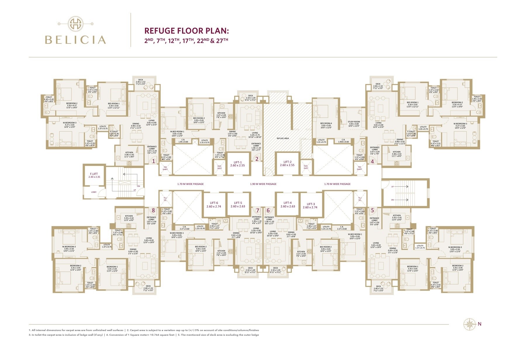 Hiranandani Belicia Panch Pakhadi Floor Plans 2