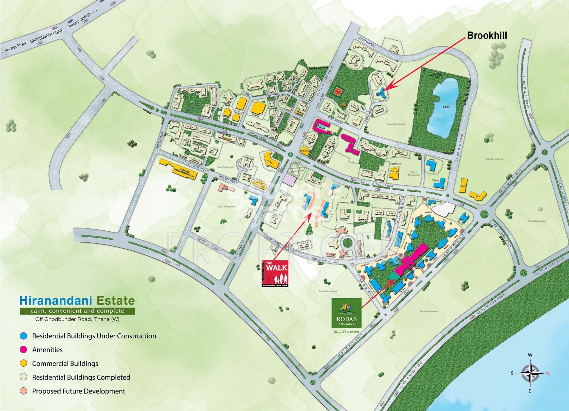 Hiranandani Brookhill Master Plan Image