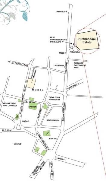 Hiranandani Canary Location Image