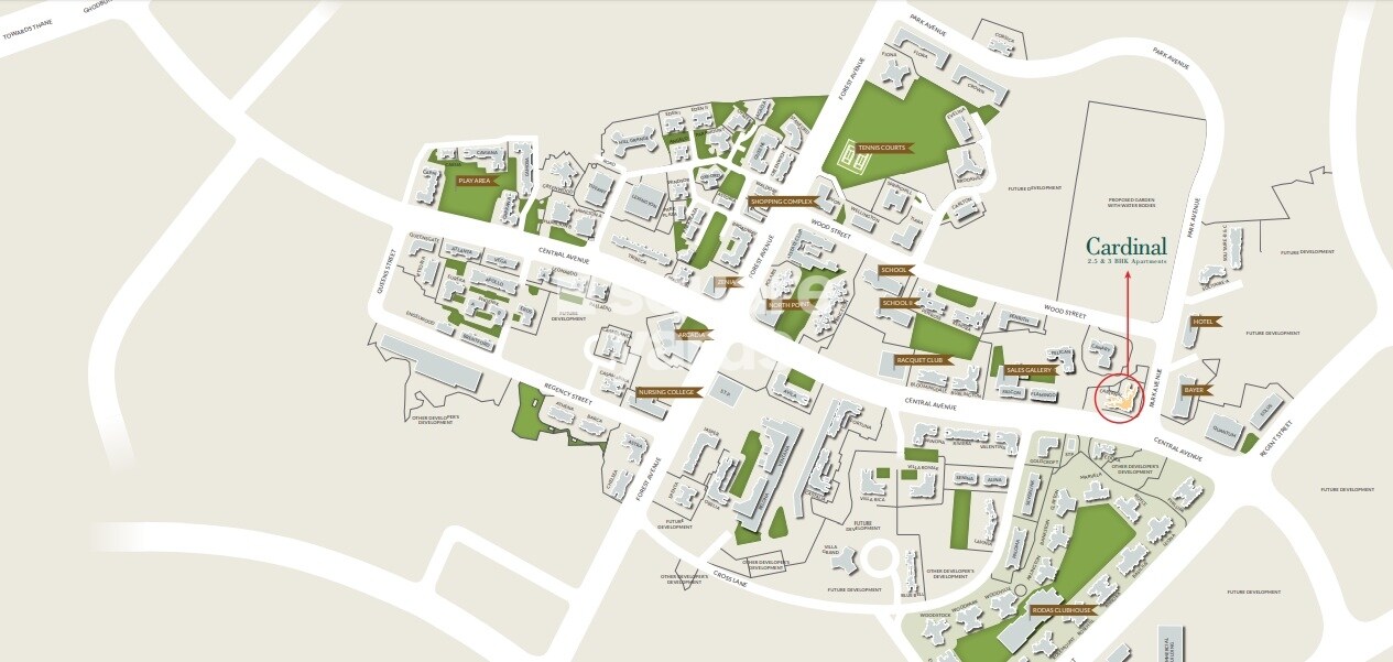 Hiranandani Cardinal Master Plan Image