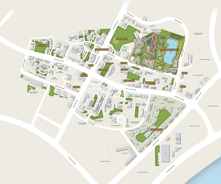 Hiranandani Estate Avon Master Plan Image