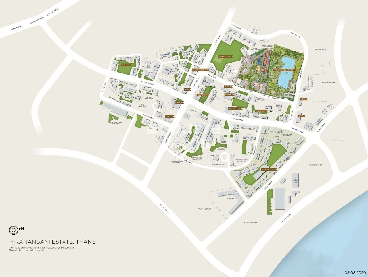 Hiranandani Estate Crown Master Plan 1
