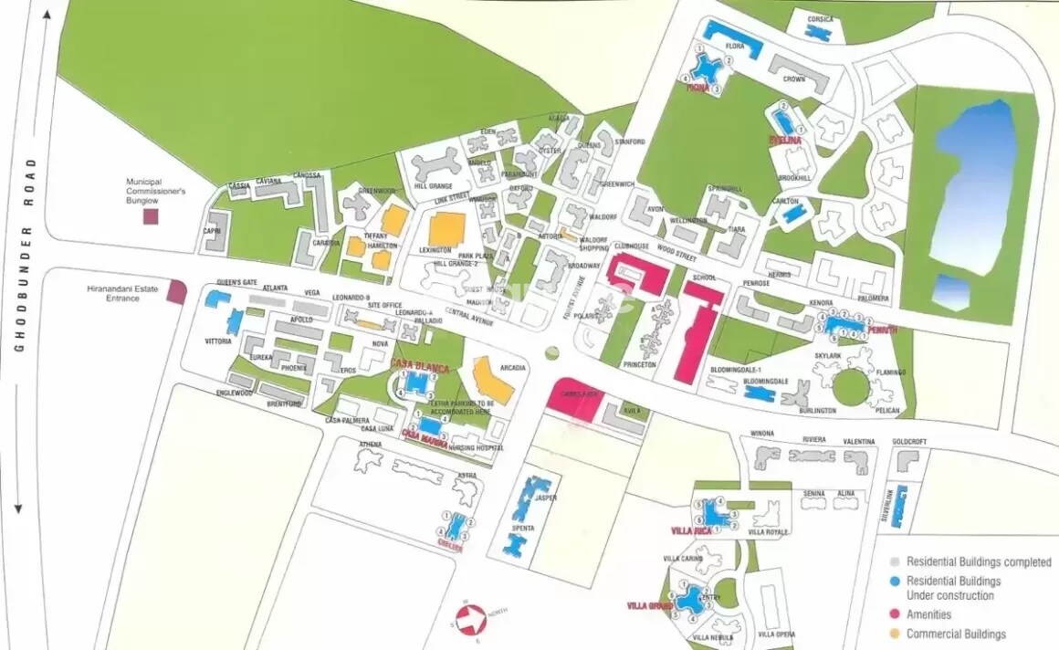 Hiranandani Estate Evelina Master Plan Image