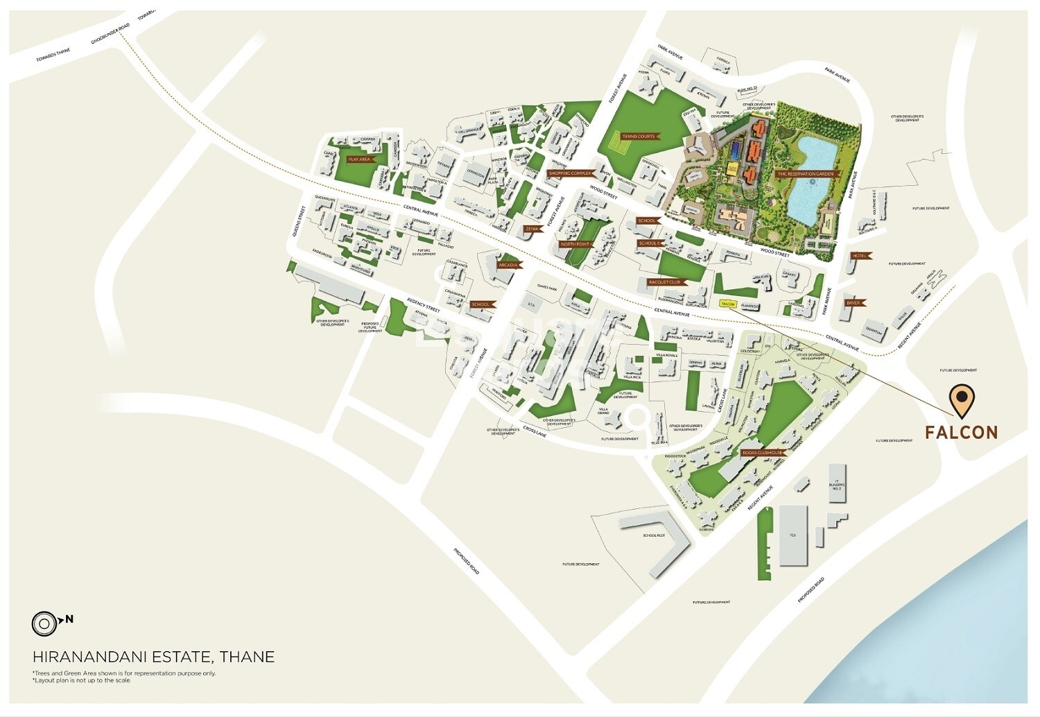 Hiranandani Estate Falcon Master Plan Image 2