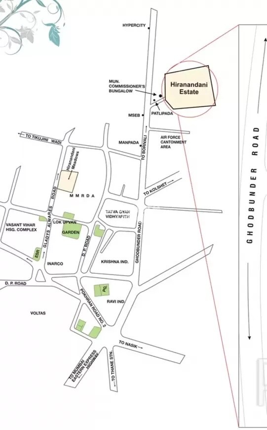 Hiranandani Estate Madison Location Image