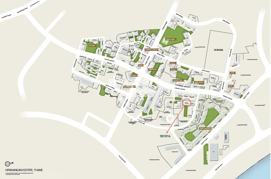 Hiranandani Estate Senina Master Plan 1