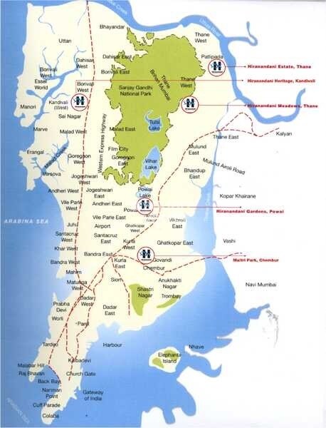 Hiranandani Estate Windsor Location Image