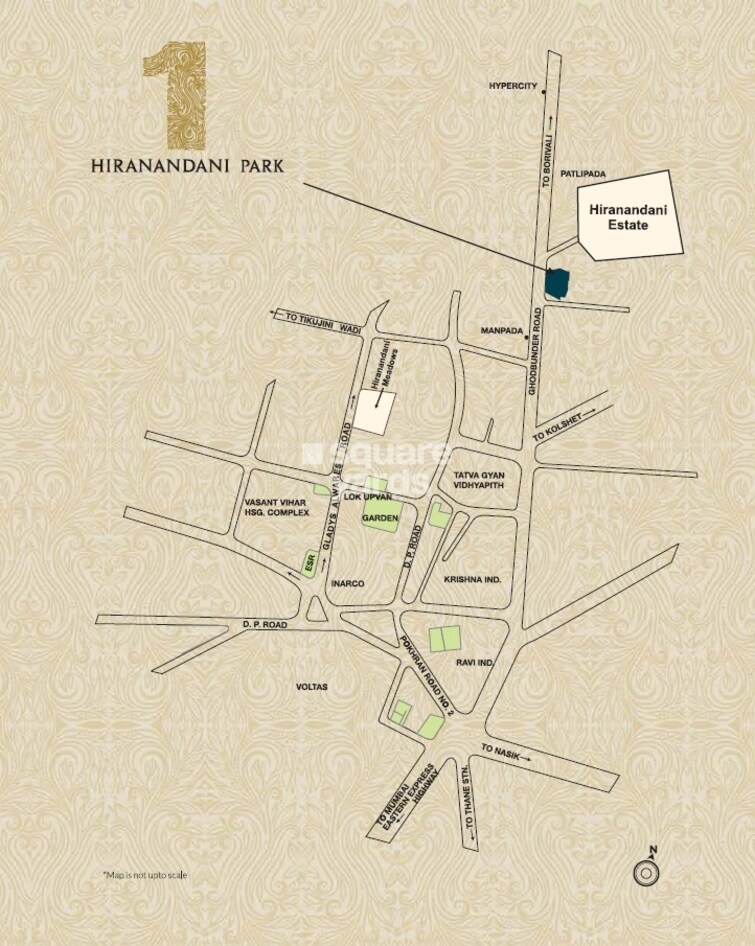 Hiranandani ParK Clifton Location Image
