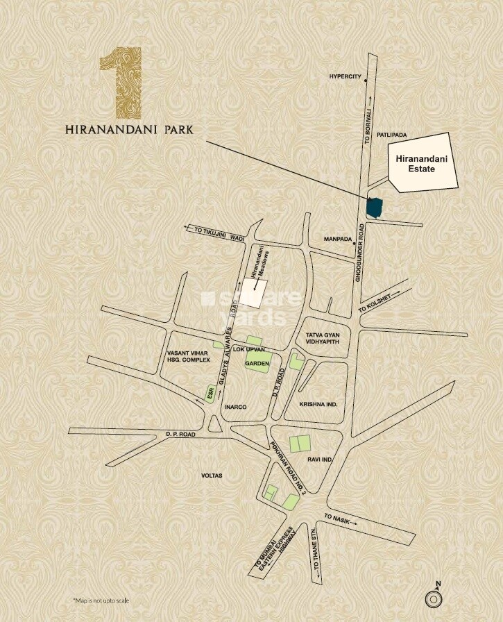 Hiranandani Park Eagleton Location Image