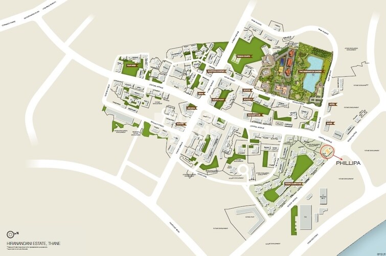 Hiranandani Phillipa Master Plan Image