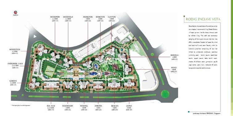 Hiranandani Rodas Enclave Leona Master Plan Image