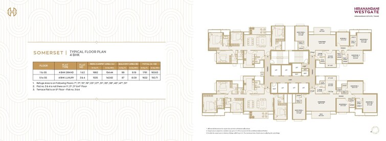 Hiranandani Westgate Floor Plans 3