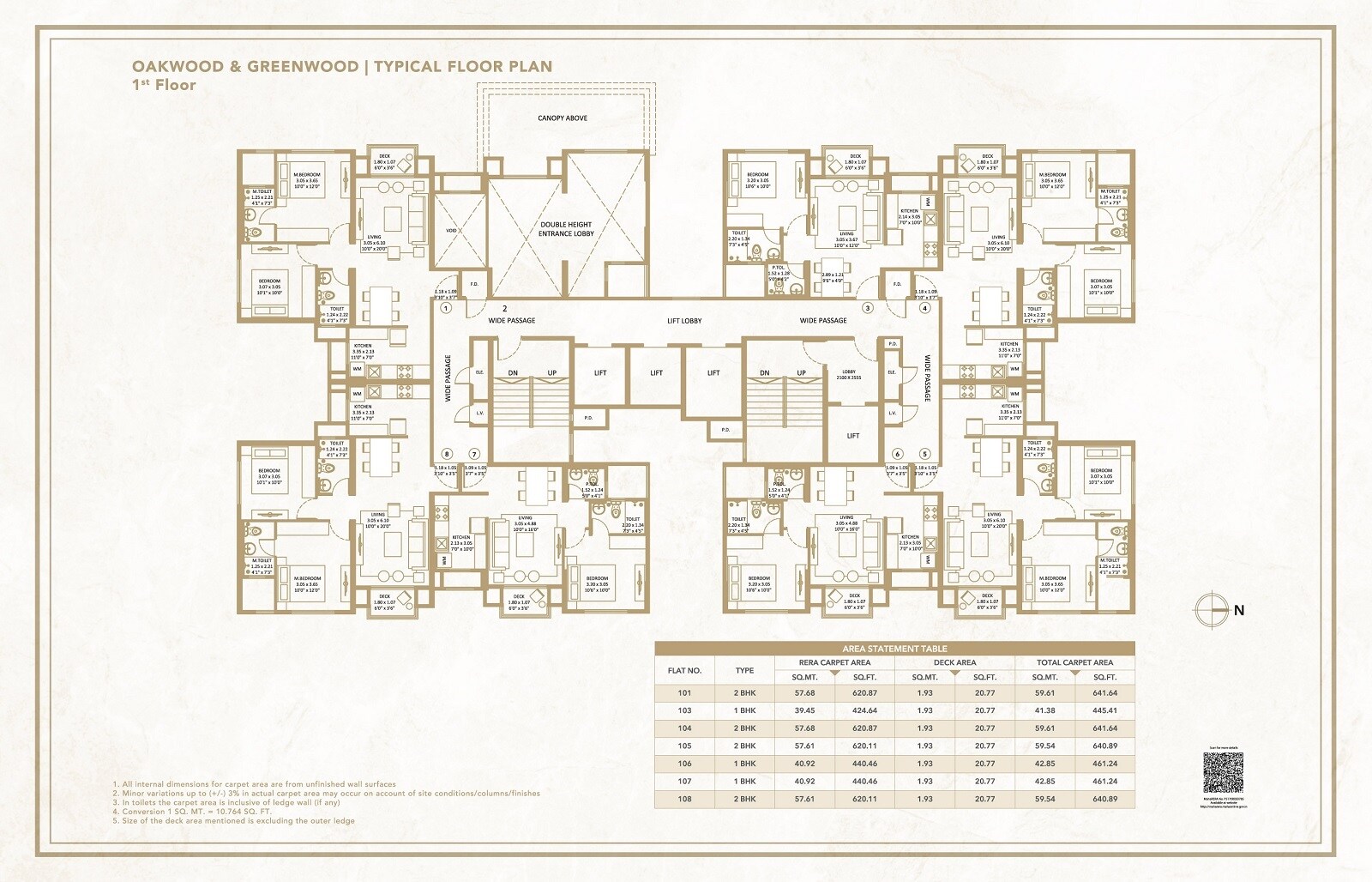 Hiranandani Woodspring Floor Plans 1