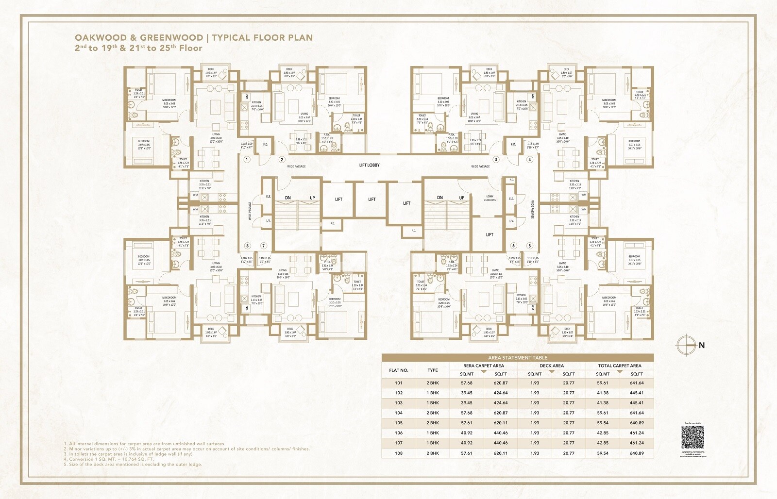Hiranandani Woodspring Floor Plans 2