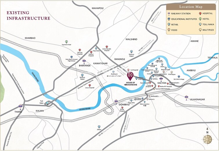 Hiranandani Woodspring Location Image