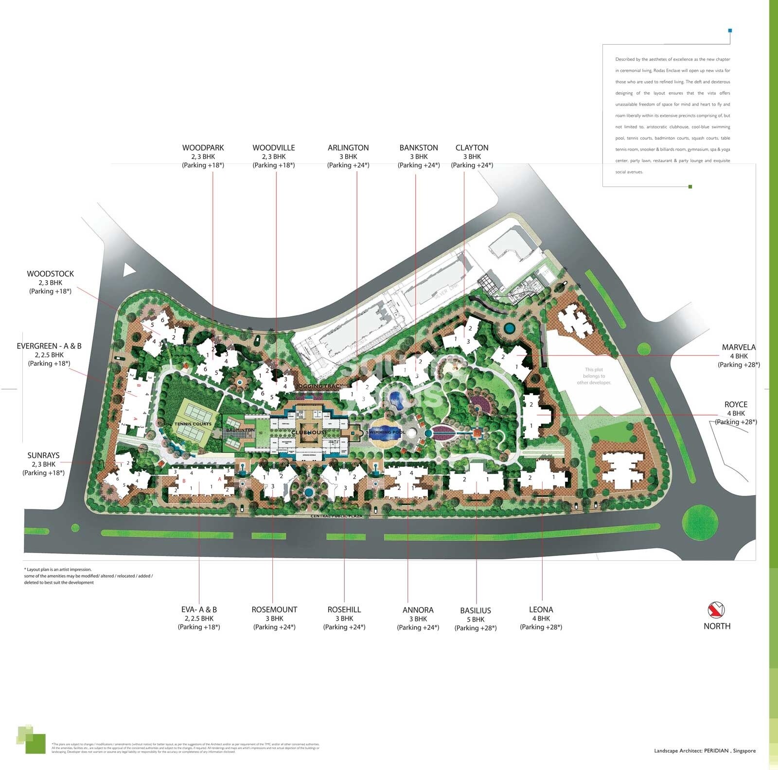 Hiranandani Woodville Master Plan Image