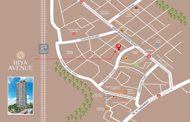 Hiya Avenue Location Image