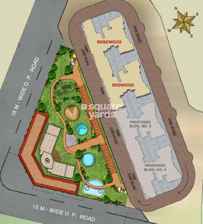Hubtown Redwood And Rosewood Master Plan 1