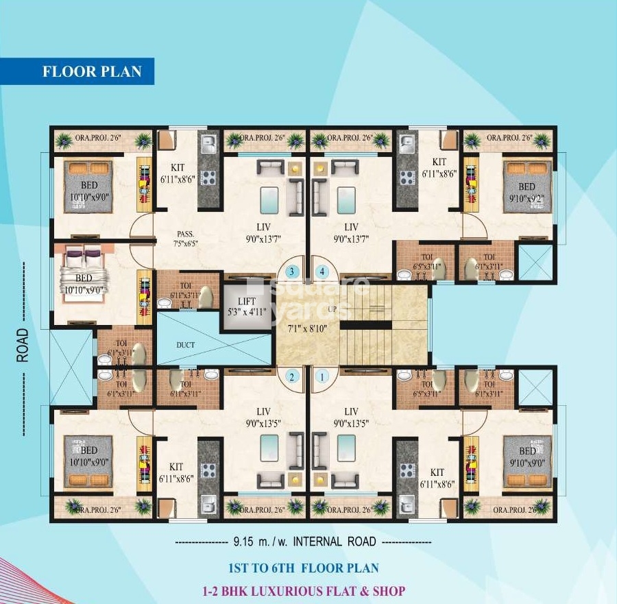 Ishwar Om Tulsi Floor Plans