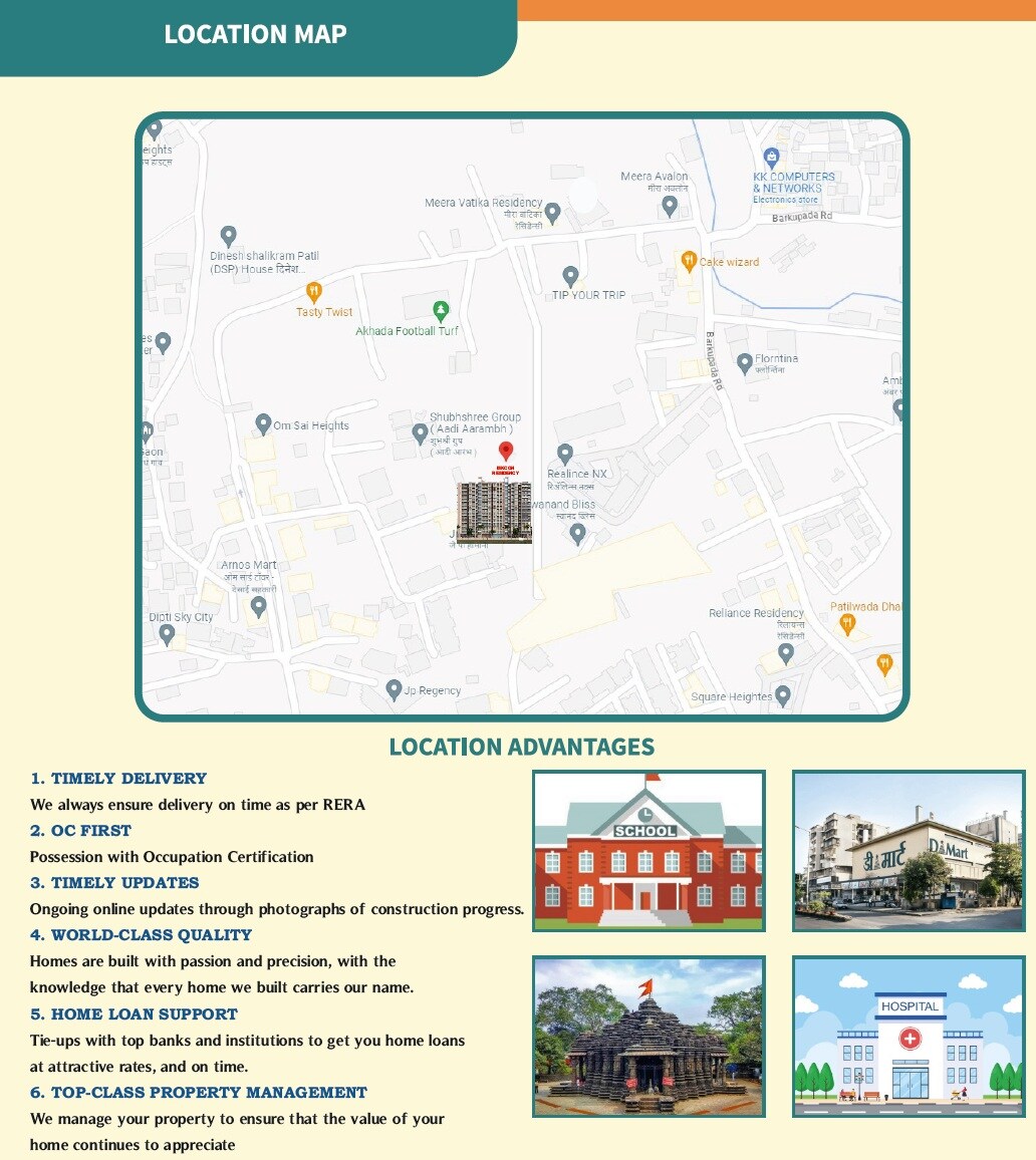 Iskcon Residency Location Image
