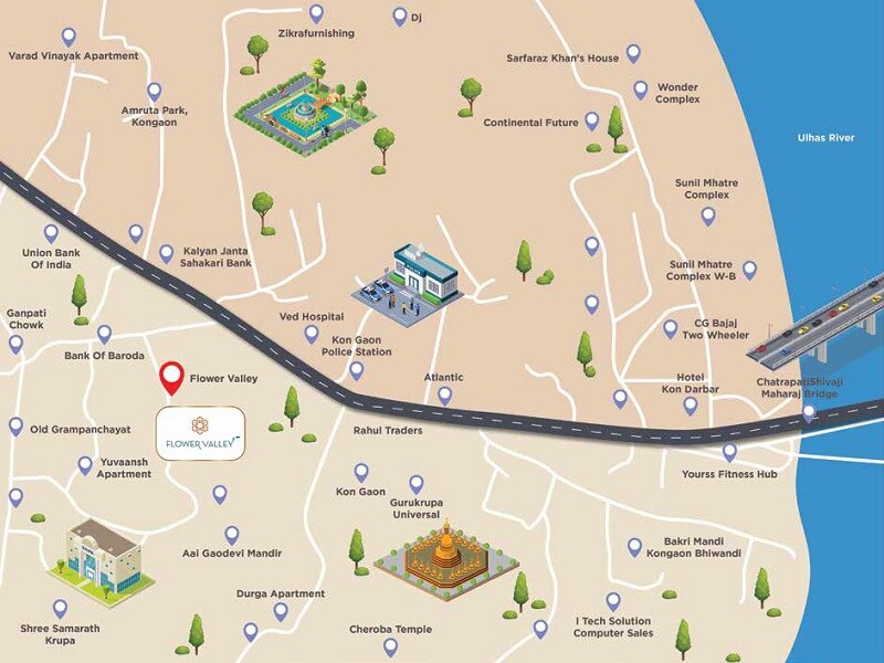 Jagani Flower Valley Location Image