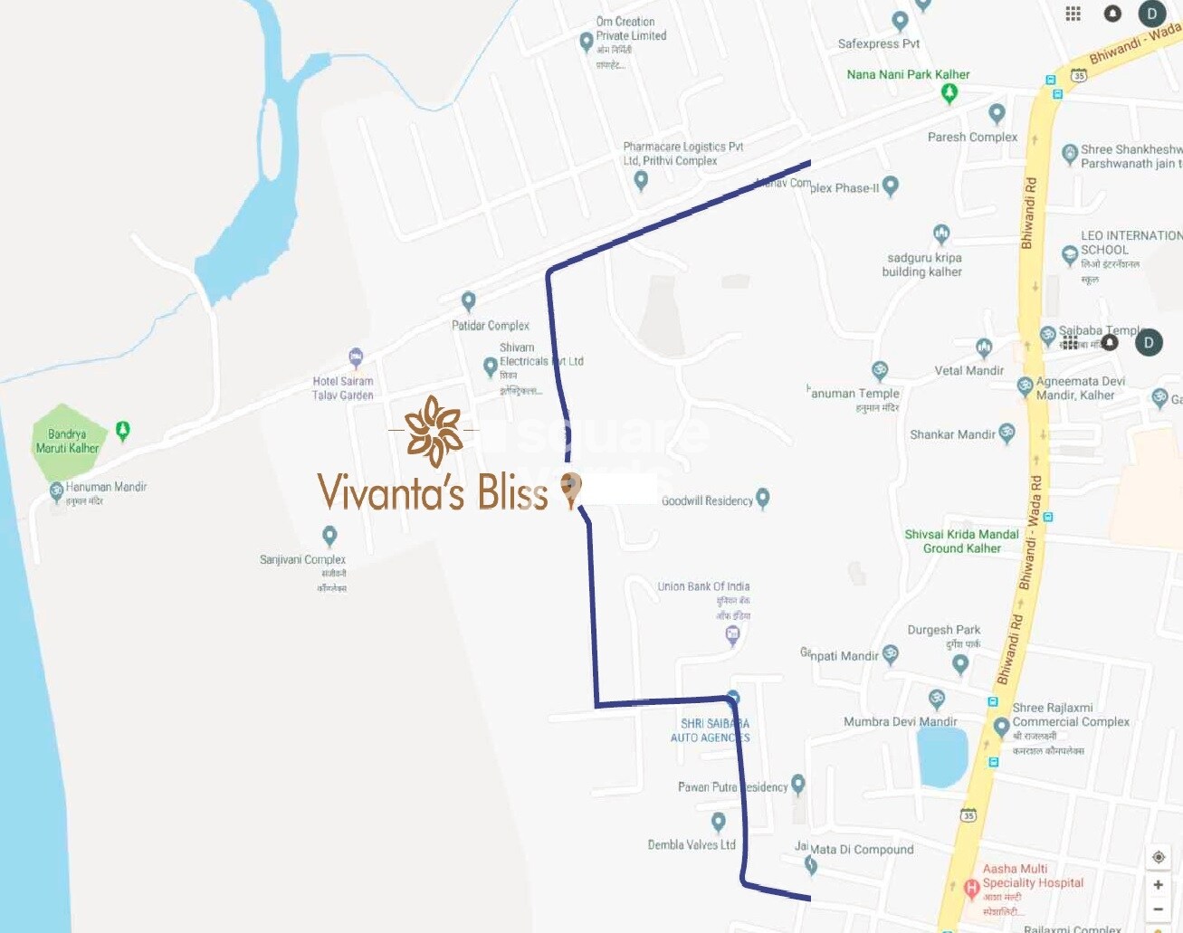 Jai Bhawani Vivantas Bliss Location Image