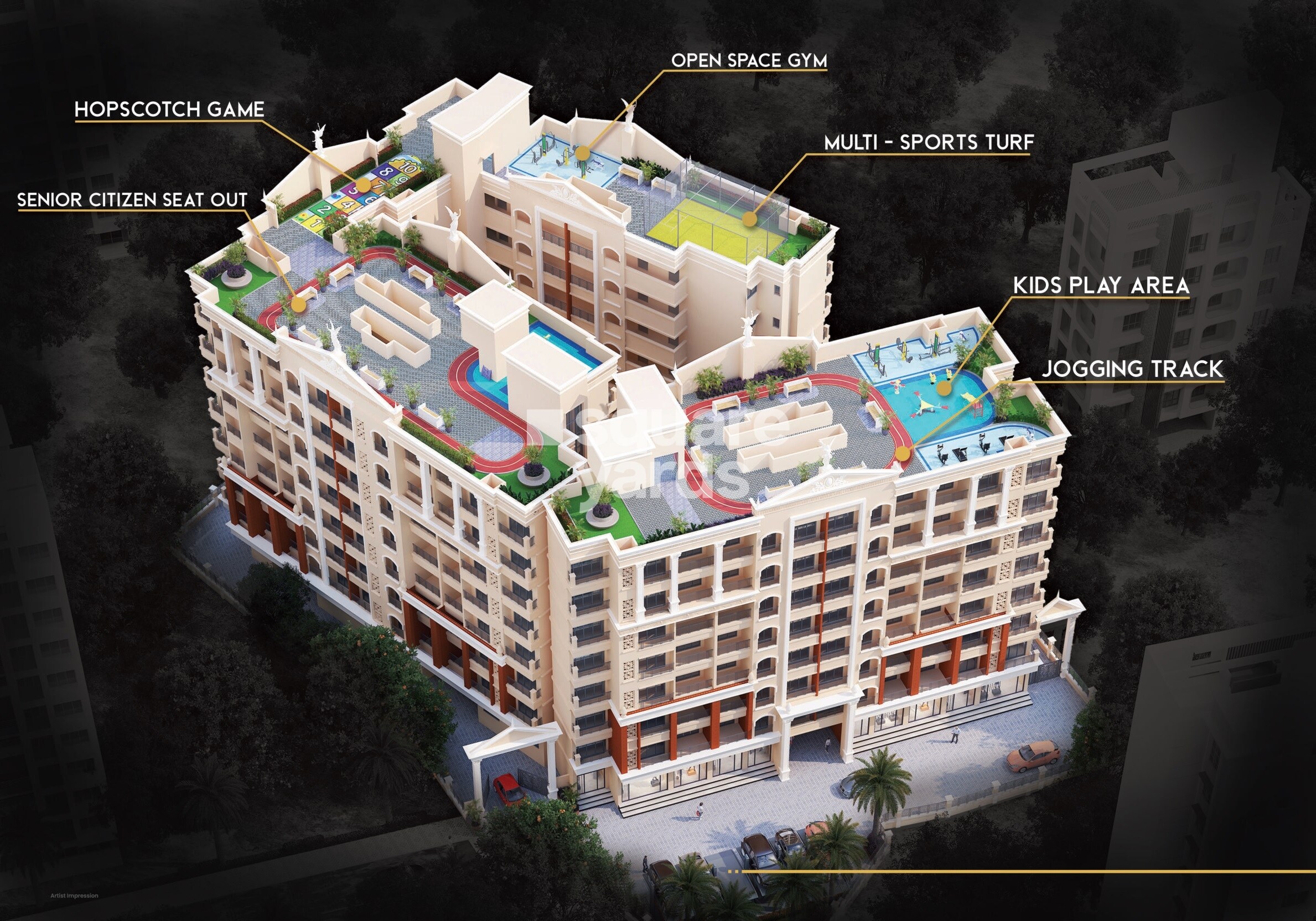 Jai Malhar Shree Anandi Imperial Tower View