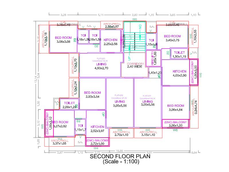 Jainam Girija CHS Floor Plans